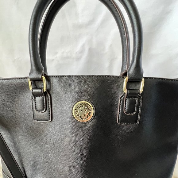 Anne Klein Tote, Shoulder or Crossbody Style Bag, Black, Large, VGC! - Picture 12 of 15